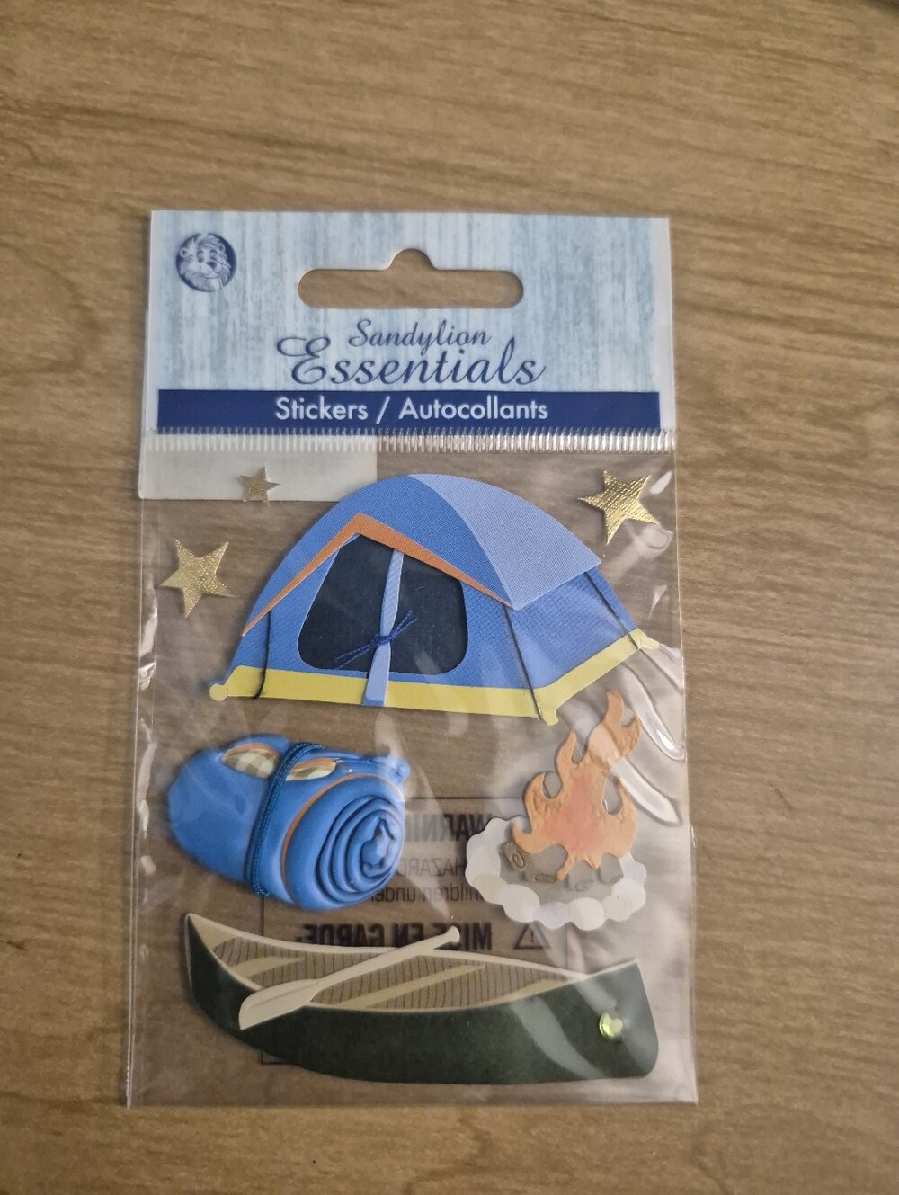 Sandylion Essentials Blue Camping Sticker Pack